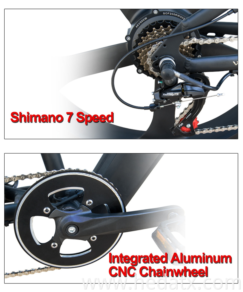 Fat Tire Electric Bicycle With Good Shock Absorption